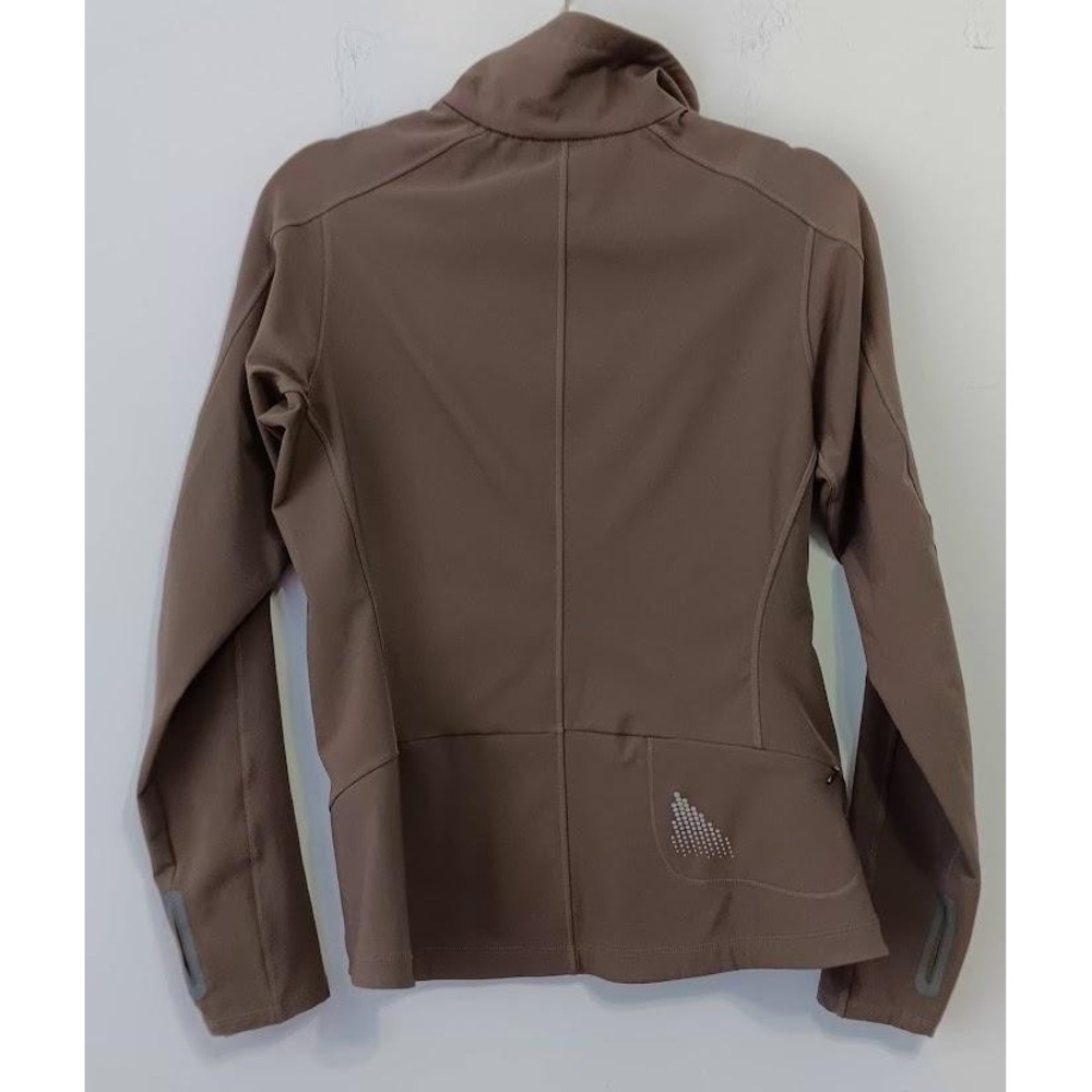 Columbia Titanium Jacket Womens Small Brown Softshell Omni-Shield Zip Hiking - Picture 4 of 10